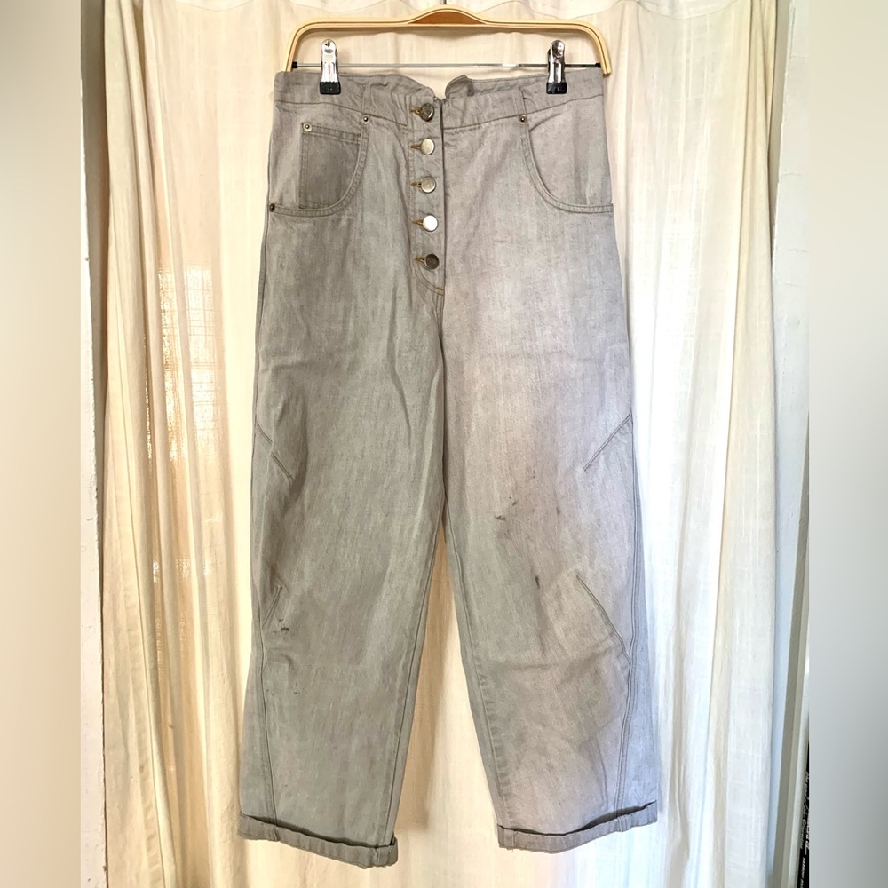 Rachel Comey Distressed Denim Slacks